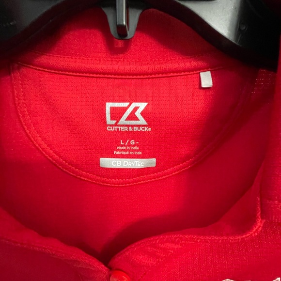 Cutter & Buck Vibrant Red Polo Shirt - University of Houston - Picture 3 of 6